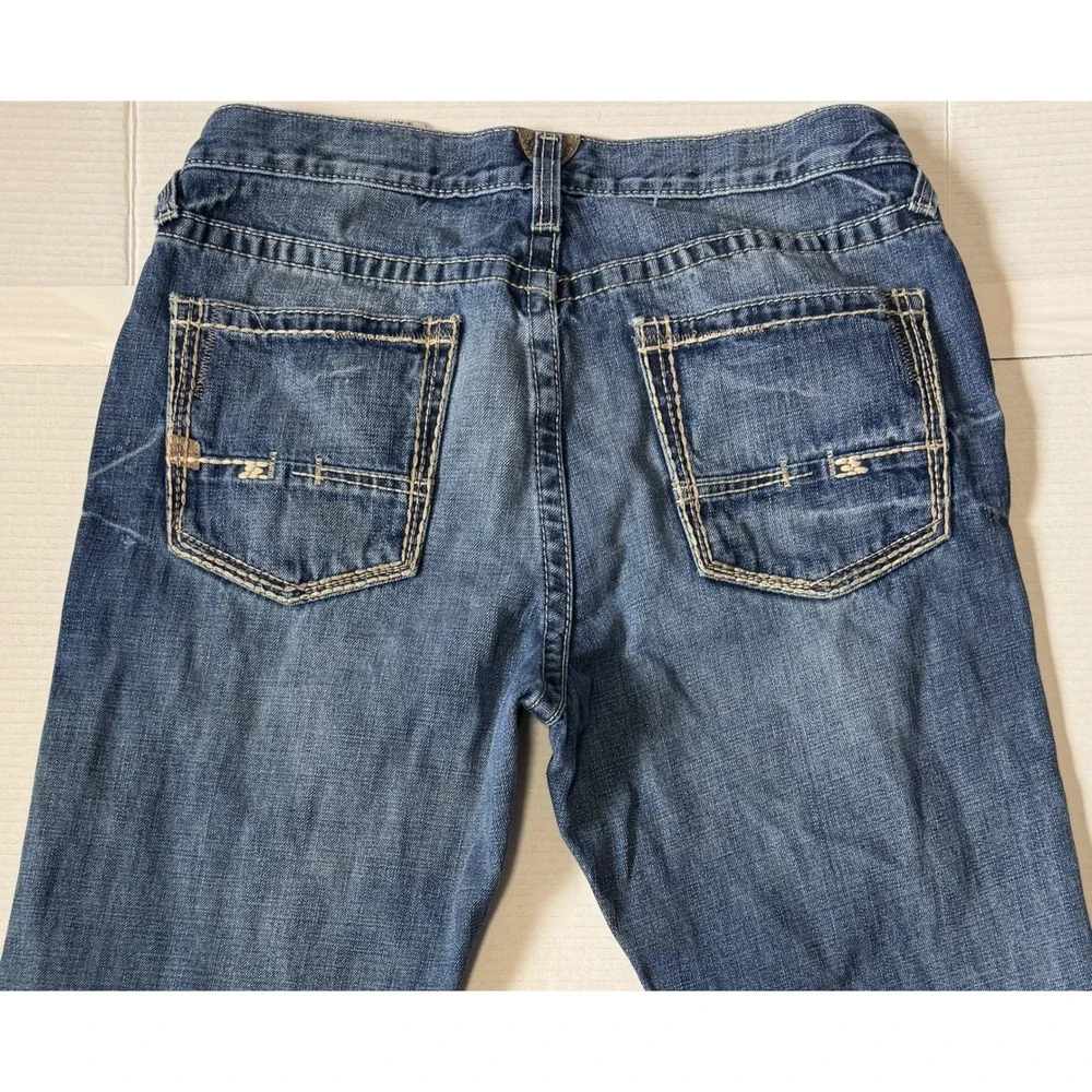 ARIAT M4 - Men's Jeans - Low Rise Bootcut Western Cowboy Blue Denim - 34x38